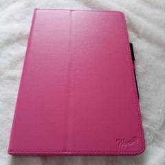 ピンク wisers タッチペン保護フィルム付き タブレットケース Lenovo