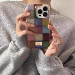 【新入荷】 スマホケース ブロック iPhone16proMax 韓国 カラフル