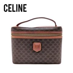 良品◎CELINE マカダム トリオンフ バニティバッグ 化粧ポーチ