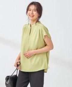 新品！大きいサイズ 自由区 ティアードジョーゼットブラウス(23区ICB組曲) WEB限定・接触冷感・UVカット・吸水速乾】ジョーゼット