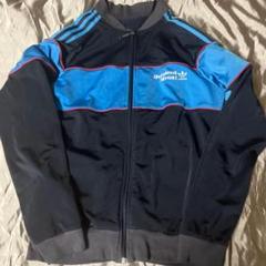 アディダス　ジャージ　希少　紺×青　 original sports L
