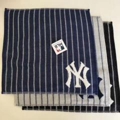新品　3枚　MLB ヤンキース　タオルハンカチ　ハンドタオル