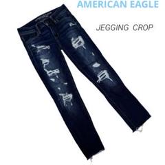 【希少品】アメリカンイーグル JEGGING CROP デニム US00