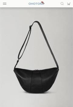 【美品】OHOTOROオオトロ★waning moon bag ハンドバッグ 黒 ohotoro Waning Moon Bag - メルカリ