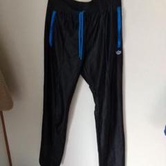 adidas 黒 青 パンツ Lサイズ ヴィンテージ