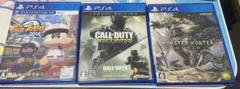 【中古】PS4ソフトセット：CALL of , パワプロ2018, MHワールド