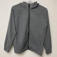 グレー フルジップジャケット フード付き　Mサイズ