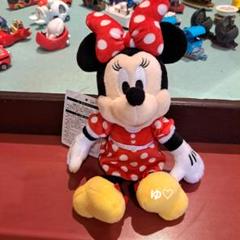 ディズニー☆ミニーぬいぐるみバッジ ノーマル キーホルダー