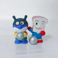 アンパンマン ばいきんまん しょくぱんまん 指人形 サッカー