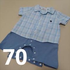 ポロ Polobaby 70 シャツロンパース　男の子　半袖