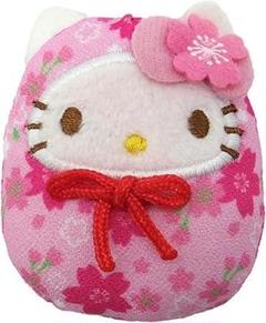 ハローキティ ぬいぐるみ 必勝祈願　だるま　ご当地キティ ハローキティ ぬいぐるみ 必勝祈願だるまご当地キティ