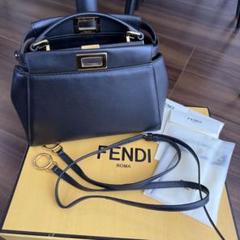 美品　正規品FENDI ピーカブー　ミニ　ブラック