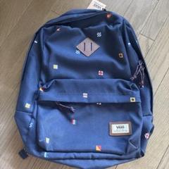VANSリュック　ネイビー色
