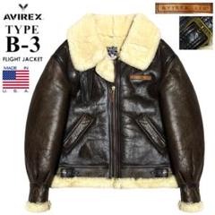 [美品]AVIREX B-3 flight jacket ファー 短丈 B3 Sheepskin Bomber Jacket - Vintage Brown – Avirex® Europe