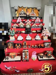 賀茂芳春作 雛人形七段(送料の関係で3つ 全てご購入お願い