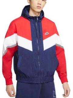 nike ナイロンジャケット トリコロールカラー バックロゴ XL 中古・古着通販】NIKE (ナイキ) ナイロンジャケット
