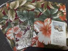 クッションカバー　花柄　3セット　未使用　南国