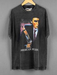 アメリカンサイコ柄★ヴィンテージ風ムービーTシャツ年中着用可