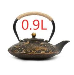 鋳鉄 純粋な手 南部鉄器 急須 鉄瓶 ティーポット 約0.9L