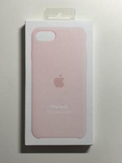 【新品】純正 iPhone 7 / 8 / SEシリコンケース・チョークピンク①