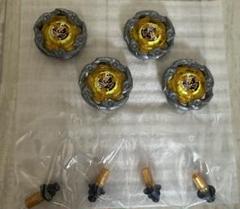 ベイブレードx ウィザードロッド ブレード✖️4 &ビットセット※ベイコード使用済 ベイブレードx ウィザードロッド ブレード✖️4 &ビットセット