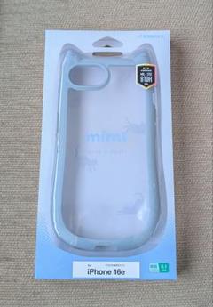 猫耳ブルー iPhone16 スマホケース