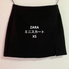 ZARA 黒 タイトスカート XS スリット入り 裏地つきのサムネイル