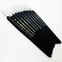 【値下げ!】プラモデル、フィギュアなどの塗装に適した面相筆10本セット