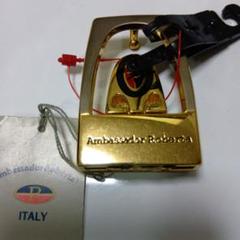 美品　D&G 　ドルチェ＆ガッバーナ　ベルト 　ロゴバックル　シルバー金具 D&G ドルチェ&ガッバーナ DGロゴバックルレザーベルト90cm