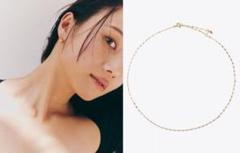 mallow AOI×ARTIDA OUD k18ペタルチェーン　ネックレス basic] K18 マットペタルチェーン ネックレス｜ARTIDA OUD（アル