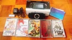 PSP2000 ブラック本体 5本ゲームソフト付き