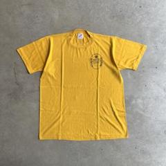 80s-90s USA製 JERZEES Tシャツ シングルステッチ 黄　L