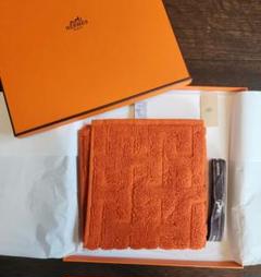 HERMES ハンドタオル 新品未使用箱付き - メルカリ