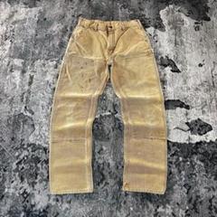 36×32 Carhartt カーハート　ダブルニー ダークブラウン Carhartt カーハート B01 レングス32 Loose Fit Firm Duck