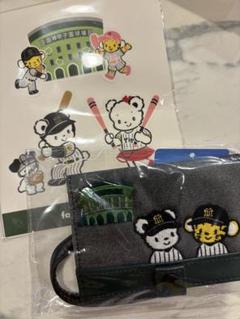 【新品】ファミリア　阪神タイガース　コラボ　パスケース　ステッカー　セット