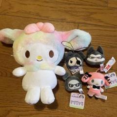 マイメロディバースデーぬい ぐるみ花星虹蝶 アニバーサリー 新作グッ マイメロディ バースデー アニバーサリー ぐるみ花星虹
