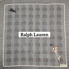 ★Ralph Lauren★ スカーフ チェック ゴルフ ネイビー