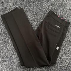 アドミラルゴルフ　ストレッチ　パンツ　ゴルフウェア　ブラック系　サイズS