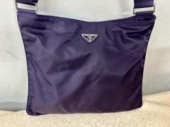 【美品】 プラダ ショルダーバッグ パープル PRADA 【希少色】