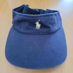 90s当時物❗️POLO SPORT 激レア サンバイザー（ネイビー） 90s vintage ❗️POLO SPORT 激レア サンバイザー（ネイビー