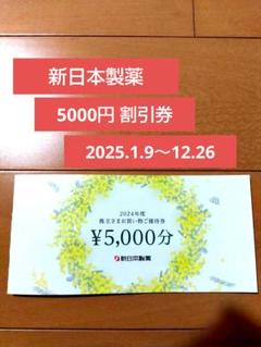 新日本製薬 株主優待 4点 + お買い物優待券5,000円分 新日本製薬 パーフェクトワン 5,000円分 お買い物券 - メルカリ