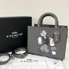 未使用級✨ コーチ ローグ25 2way パイソン ハンドバッグ 斜め掛け COACH - 超激レア✨ コーチ COACH ショルダーバッグ ローグ25