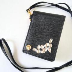 ADMJスワロフスキークリスタルTHE BEE蜂小銭入れパイソン美品