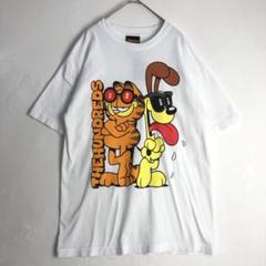 3186　Garfield ガーフィールド　ビッグプリント　Tシャツ　白