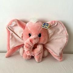 vintage ゾウのぬいぐるみ　ピンク　アメリカ vintage ゾウのぬいぐるみ ピンク アメリカ - メルカリ