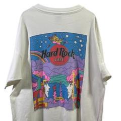 90s ハードロックカフェ　tシャツ　ピーターマックス　アート　XL