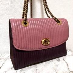 COACHパーカー ウィズ カラーブロック キルティング ショルダーバッグ