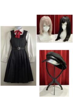 春先取りの チェンソーマン】3キャラ可能 第四東高等学校 M コスプレ衣装 E コスプレ衣装
