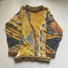 【オーストラリア製】クージー　３Ｄニット　マルチカラー　立体　グリーン　Ｓ オーストラリア製 クージー COOGI マルチカラー 3Dニット