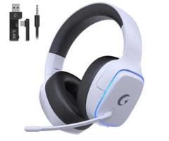 ゲーミングヘッドセット ps5 pc xbox対応 2.4G ホワイト